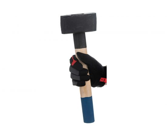 Кувалда РемоКолор кованая, деревянная рукоятка, 3000г, 38-5-073 – изображение 3