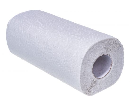 Полотенца бумажные бытовые ZEWA спайка 4 шт, 2-х слойные, белые 144099 126254 – изображение 3