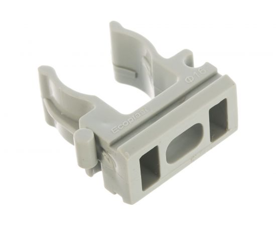 Держатель-клипса для труб Экопласт CF16G D16мм, 10 шт 41716-10 – изображение 3