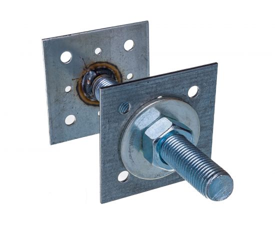 Регулировочный лифт Tech-Krep 100х100х6,0 мм со шпилькой М24 Н=150 мм - накл. 124427 – изображение 3