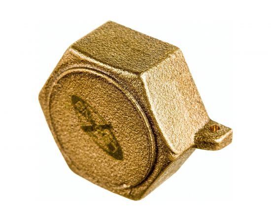 Заглушка LEXLINE 1/2 вн., латунь, с контротверстием 15 Украина 514573 – изображение 4