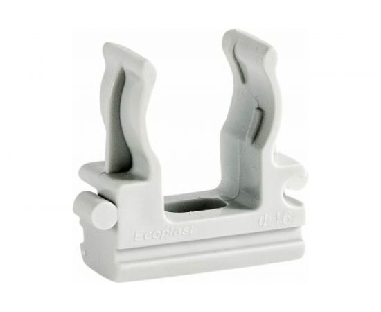 Держатель-клипса для труб Экопласт CF16G D16мм, 10 шт 41716-10 – изображение 4