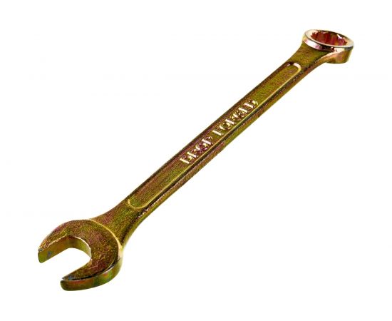 Рожково-накидной ключ ЕРМАК 14мм, желтый цинк 736-059 – изображение 4