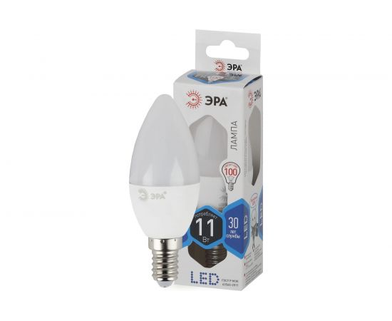 Светодиодная лампа ЭРА LED B35-11W-840-E14 диод, свеча,нейтр Б0032982 – изображение 4