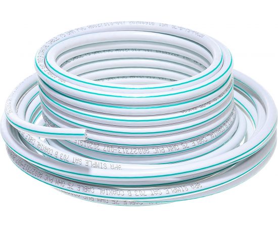 Коаксиальный кабель ЭРА SAT 703 B,75 Ом, CCS/, PVC, цвет белый Б0044609 – изображение 4