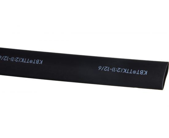 Термоусадочная клеевая трубка КВТ, ТТК 2:1-12/6 черная 74303 – изображение 4