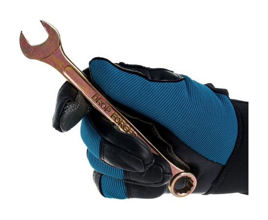 Рожково-накидной ключ ЕРМАК 14мм, желтый цинк 736-059 – изображение 5