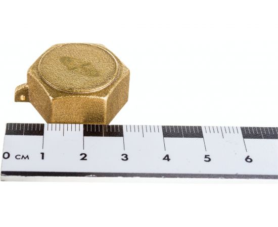 Заглушка LEXLINE 1/2 вн., латунь, с контротверстием 15 Украина 514573 – изображение 5