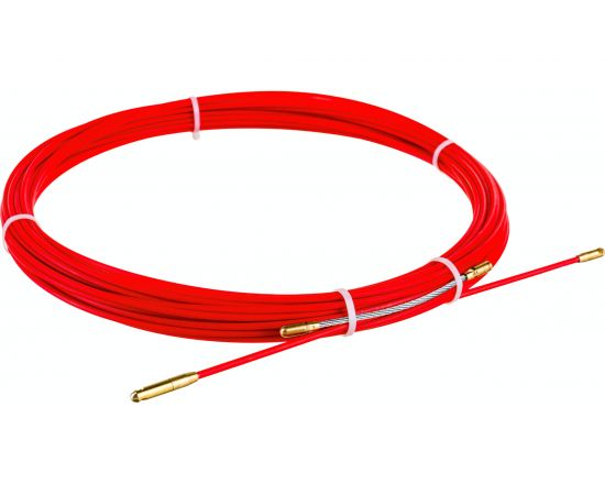 Протяжка для кабеля мини OlmiOn УЗК d=3,5 мм L=20 м в бухте, красный СП-Б-3,5/20 – изображение 6