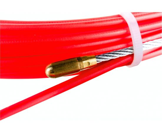 Протяжка для кабеля мини OlmiOn УЗК d=3,5 мм L=20 м в бухте, красный СП-Б-3,5/20 – изображение 7