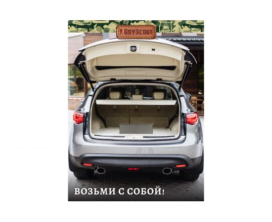 Одноярусная коптильня BOYSCOUT 350х250х100 мм 61492 – изображение 7