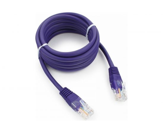 Патч-корд Cablexpert UTP PP12-2M/V кат.5e, 2м, литой, многожильный фиолетовый PP12-2M/V 