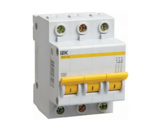 Автоматический выключатель IEK ВА47-29 3п MVA20-3-025-B 