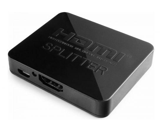 Каскадируемый разветвитель Cablexpert HDMI HD19F/2x19F 1 компьютерный 2 монитора Full-HD 3D 1.4v, DSP-2PH4-03 