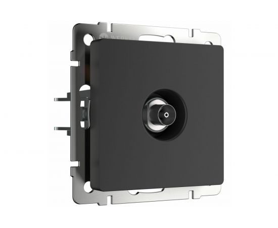 ТВ-розетка WERKEL W1183008 оконечная черный матовый a051612 