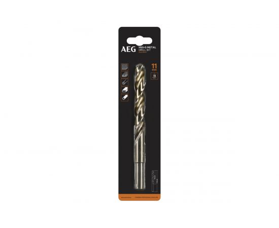 Сверло HSS-G (11х94х142 мм) AEG AAKHSSG11 4932479318 