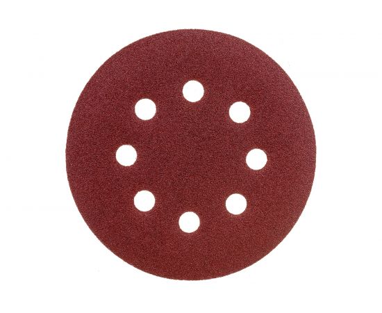 Круг абразивный на липучке (10 шт; 125 мм; Р150; 8 отверстий) SKRAB 35757 