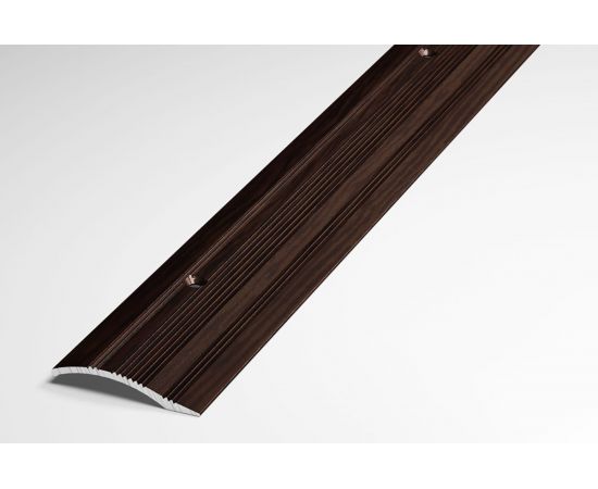 Порог разноуровневый алюминиевый декоративный (39,4 мм, 1,35 м, Дуб венге) ЛУКА УТ000004962 