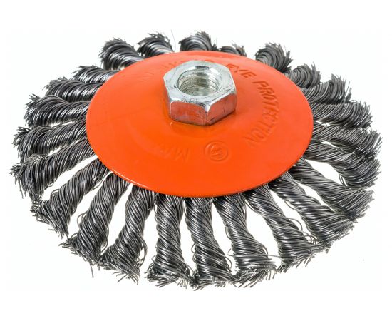 Кордщётка радиальная витая с наклоном (125 мм; М14) для МШУ РОССНА Р860657 