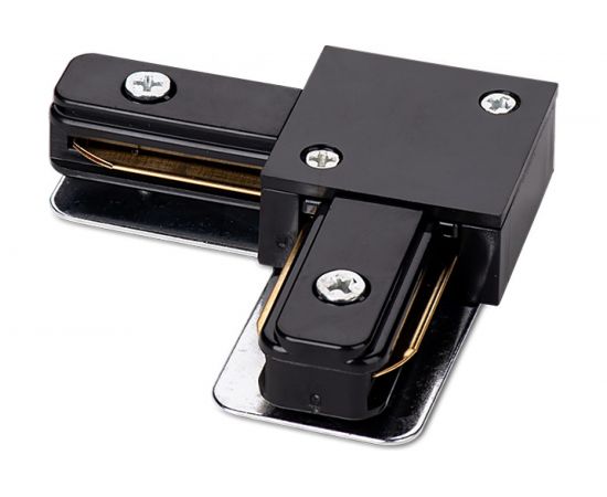 Коннектор Wolta угловой черный WTL-AC/01B 