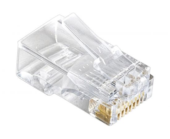 Коннектор RJ-45 ExeGate Категории 6 8P8C под одножильный кабель 100шт 283691 