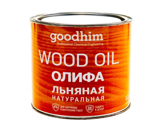 Льняная натуральная олифа Goodhim 2,2 л 78583 