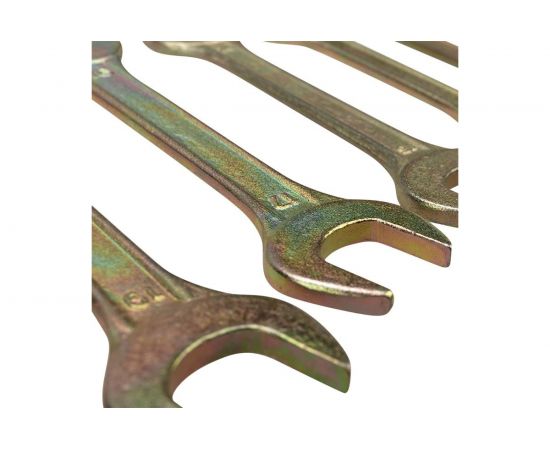 Набор рожковых ключей REXANT 6-22 мм, 8 шт желтый цинк 12-5844-2 – изображение 12