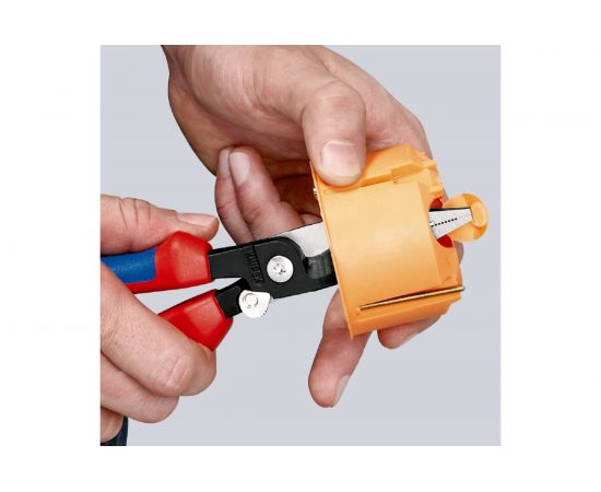 Электромонтажные клещи KNIPEX 6-в-1, зачистка: 0.75 - 1.5 + 2.5 мм, L-200 мм KN-1392200SB – изображение 2