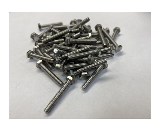 Болт Метиз-Эксперт М12х40 нерж. А2 DIN 933 уп. 50 шт. БП-00034940 – изображение 2