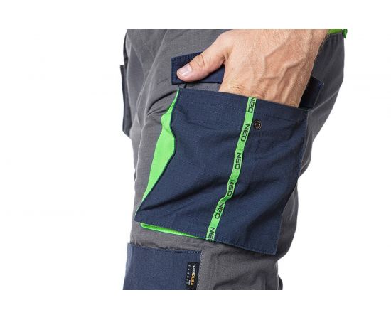 Рабочие брюки NEO Tools PREMIUM, рипстоп, размер XS 81-227-XS – изображение 2