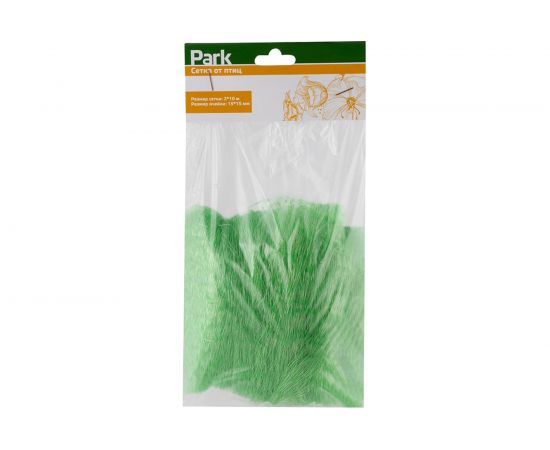 Сетка от птиц Park 2х10 м, 7 г/м2, размер ячейки 15х15 мм 732110 – изображение 2