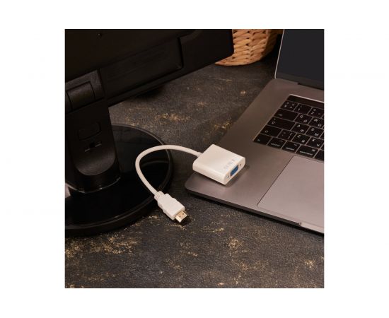 Переходник REXANT штекер, HDMI - гнездо VGA, провод 17-6835 – изображение 2