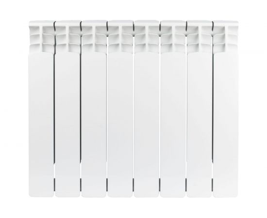 Биметаллический радиатор STOUT Space 500 8 секций боковое подключение SRB-0310-050008 – изображение 2