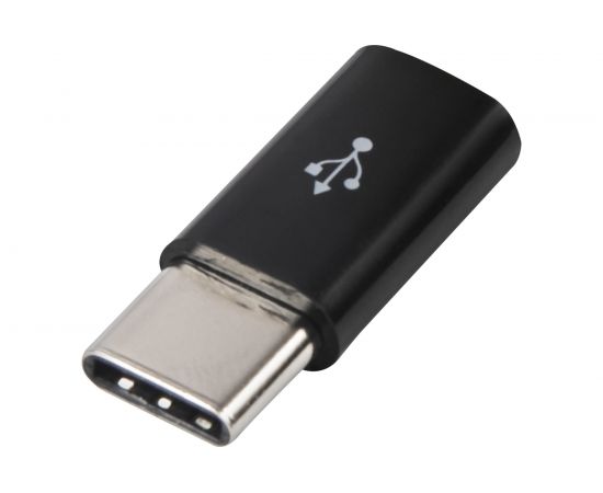 Адаптер-переходник Red Line Micro USB - Type-C пластик, черный УТ000016931 – изображение 3