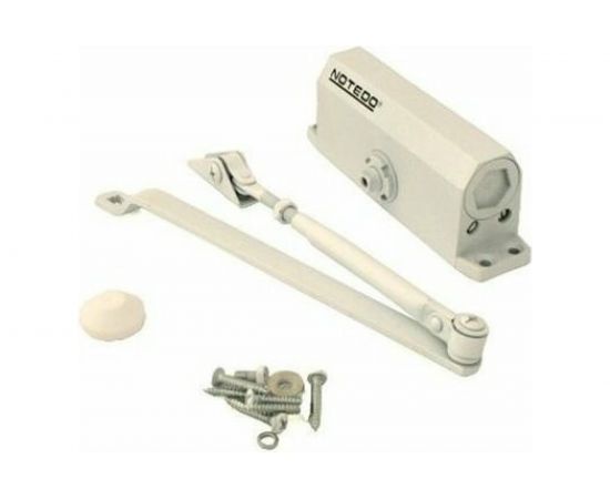 Доводчик NOTEDO DC-080 лёгкий характер серебро Т908 – изображение 3