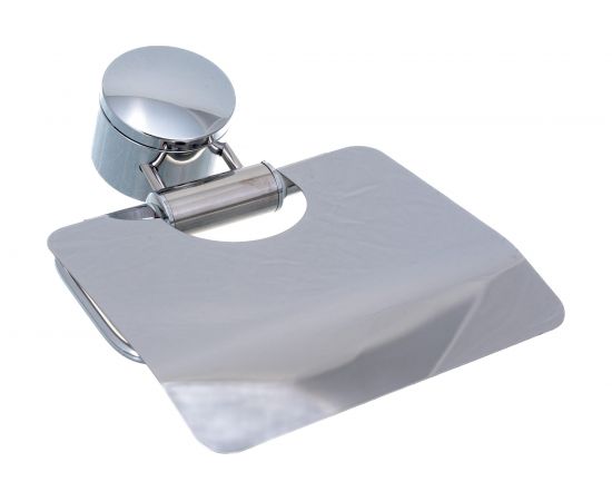 Держатель для туалетной бумаги ЛАЙМА нержавеющая сталь, зеркальный, 601620 – изображение 3