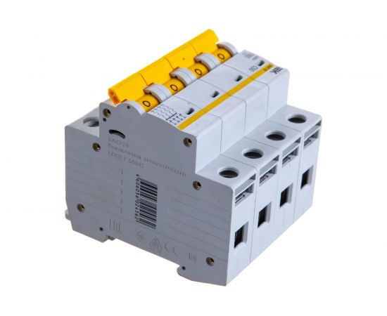 Автоматический выключатель IEK ВА47-29, 4Р, 50А, 4,5кА, х-ка С MVA20-4-050-C – изображение 3