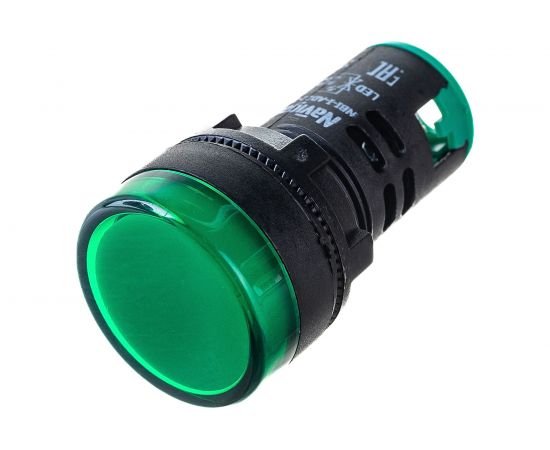 Индикаторная лампа Navigator NBI-I-AD22-230-G зеленая, d22мм, 230В AC/DC 82800 – изображение 3