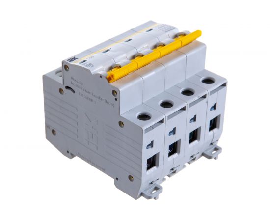 Автоматический выключатель IEK ВА47-29, 4Р, 50А, 4,5кА, х-ка С MVA20-4-050-C – изображение 4