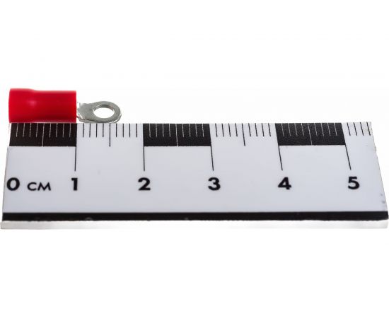 Кольцевой изолированный наконечник KLR ROV-301 с ПВХ манжетой 0.25...1.65мм2/М3/Красный – изображение 4