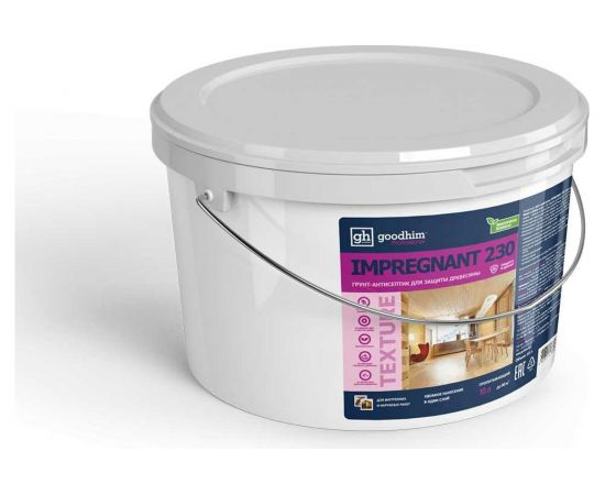Грунт-антисептик IMPREGNANT GOODHIM 230 10 л 58520 – изображение 4