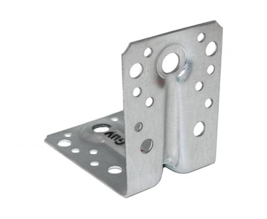 Крепежный уголок LUCKY Guy 90х90х65х2,0 мм усиленный RAM-BO оцинк. 200 02 090 11 – изображение 4