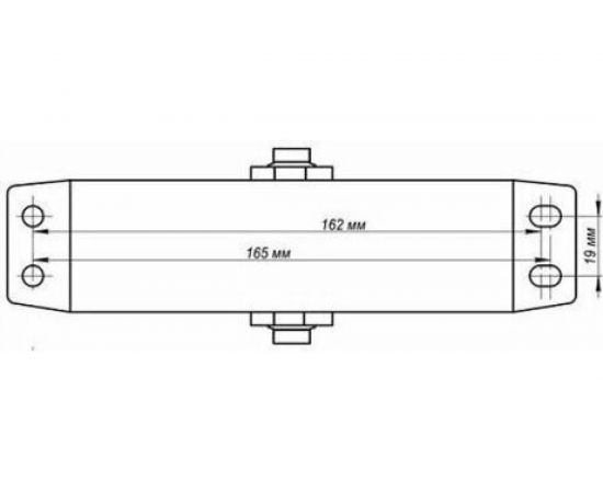 Доводчик NOTEDO DC-080 лёгкий характер серебро Т908 – изображение 4