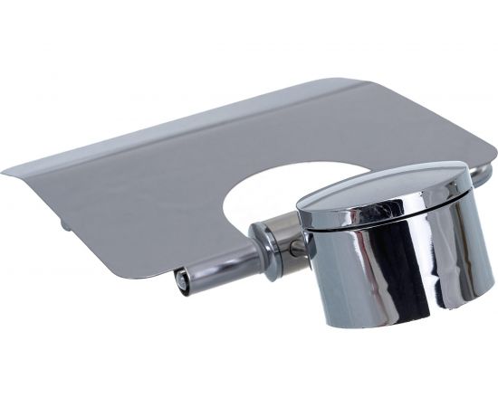 Держатель для туалетной бумаги ЛАЙМА нержавеющая сталь, зеркальный, 601620 – изображение 4