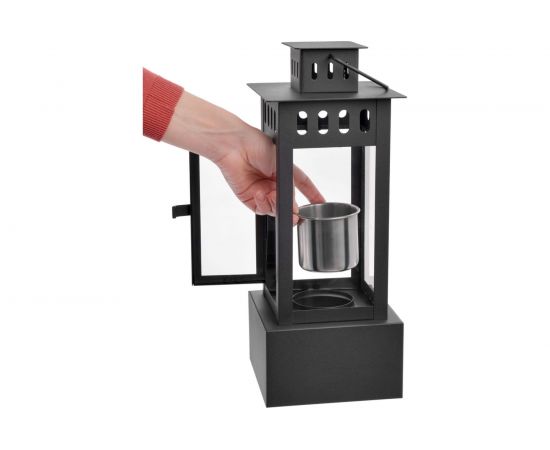 Универсальный биокамин FLASH, 15x15x38 см, из металла, стекла BRADEX TD 0747 – изображение 4