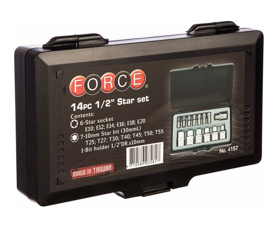 Набор звездочек и головок Е FORCE 4157 1/2 – изображение 5