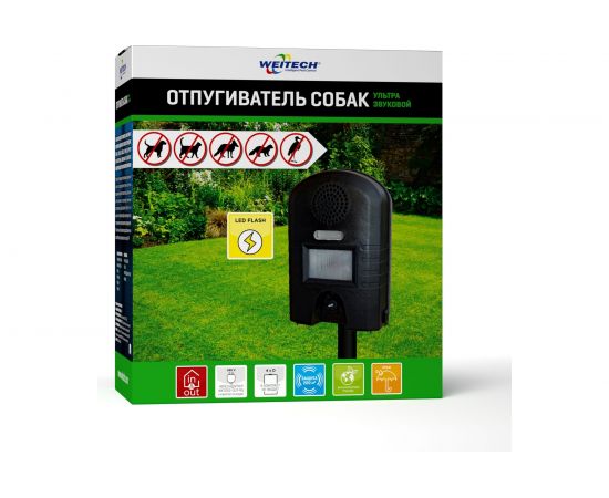 Ультразвуковой отпугиватель собак, животных Weitech WK0052-RU – изображение 7