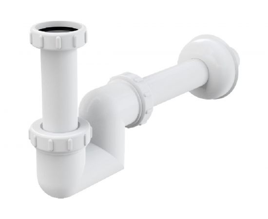 Сифон для умывальника и биде Alca Plast A45F пластик, диам.32 00023234 