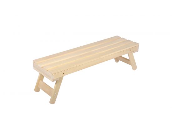Складная лавочка Банные штучки 140х44х43 см 33249 