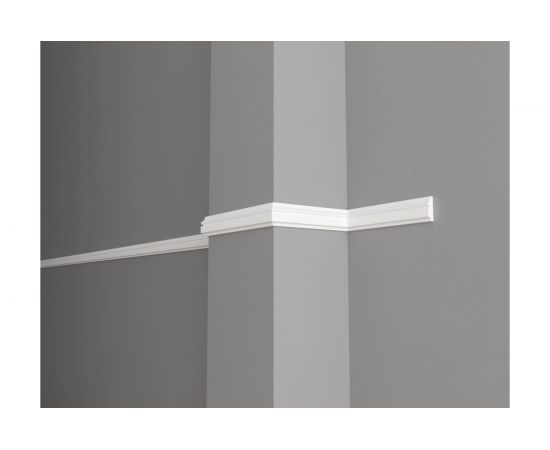Стеновой молдинг Decor-Dizayn ударопрочный влагостойкий под покраску 32Х10Х2000 мм DD603 